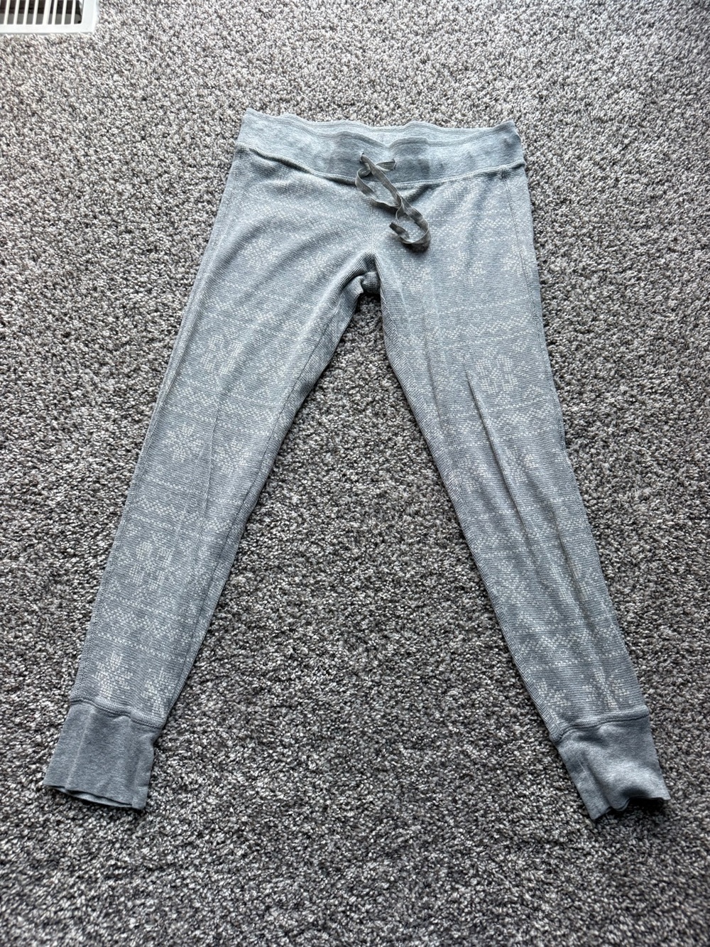 Victoria’s Secret Cozy Grey Knit Jogger Pants -